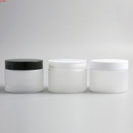 Tarro de plástico escarchado de 5 oz con tapas 150 g Envases cosméticos vacíos Muestra de crema Tarros Embalaje 20 piezas Buena calidad