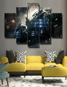 5p muebles modernos para el hogar imagen HD impresión en lienzo pared artística de la sala de estar decoración de la habitación de los niños tema Batman4202684