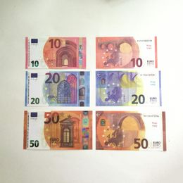 5pack Fake Money BankNote Party Supplies 5 10 20 50 100 100 dollars US Euros Bar de jouet réaliste