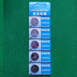 5Packs/Lot CR2032 3V Lithium -knopcelbatterijen 100% verse Super Power Coin -cellen