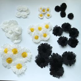 5 st-diy 2-laags bloemvlakken voor kleding borduurwerk bloemenpatches voor kledingzakken Decoratieve paren