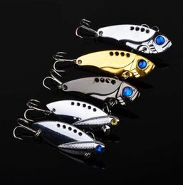 5 -stc metalen mes vib vissen lokt lepel harde bas aas 54 cm 11g kunstmatige trillingen crankbait8725975