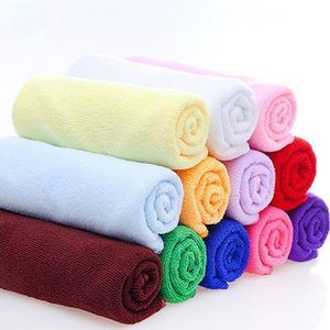 Serviette douce en microfibre 5PC pour salle de bain cuisine main serviettes de nettoyage de voiture tissu séchage rapide ménage propre serviette de voiture