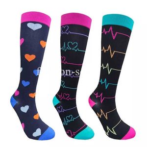 5 -st sokken kousen compressie sokken vrouwen medische verpleegkundige sokken sport sokken compressiekousen oedeem diabetes spataderen running sokken z0221