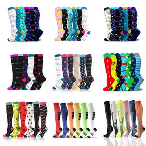 5PC Chaussettes Bonneterie Compression Bas Multi Paires Varices Chaussettes Pour Hommes Femmes Dropshipping Meilleur Diplômé pour Fatigué Jambes DouloureusesŒdème Z0221