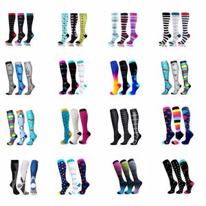 5PC Chaussettes Bonneterie Hommes Femmes Compression Bas Varices Chaussettes Unisexe Sports De Plein Air Compression Chaussettes Multi Ensemble Lots Pack Hommes Chaussettes Z0221