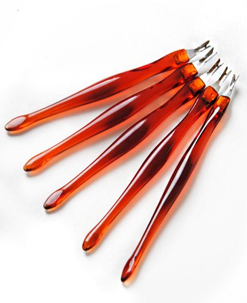 5pc en acier inoxydable Pusher Pusher Nail Art Fork Manucure Tool for Trim Dead Skin Fork Nipper Pusher Trimer Cuticule Remover7878872