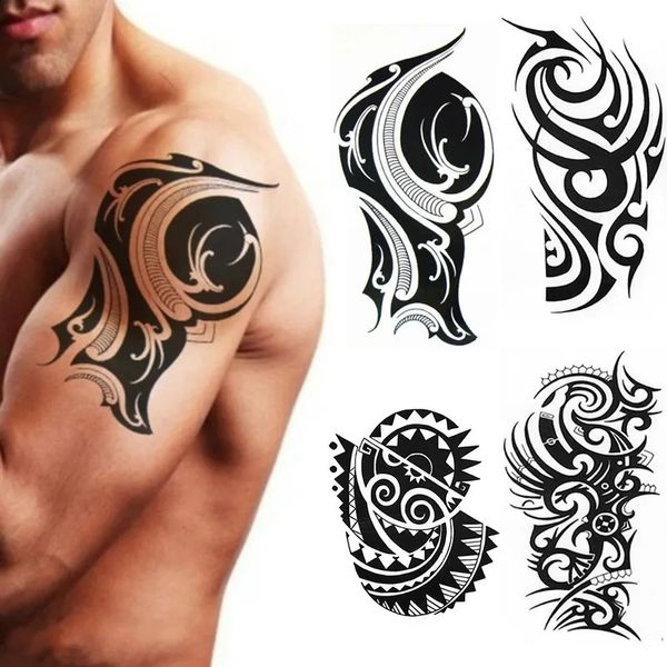 5 UNID Tatuajes Temporales Palabras Idioma Etiqueta Engomada Del Tatuaje A Prueba de agua Tatoo Falso Para Mujeres Hombres Negro Amor Texto Palabra Letra Arte Corporal Brazo Pareja 231018