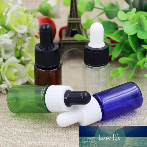 5 uds 10ML botella de plástico para suero envases cosméticos botellas de muestra envases de Perfume loción botella cuentagotas de plástico