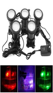 5 stks 12 V LED Onderwater Spotlight Lamp 7 Kleuren Veranderende Waterdichte Spot Licht voor Tuin Fontein Aquarium Zwembad Vijver Verlichting7406810