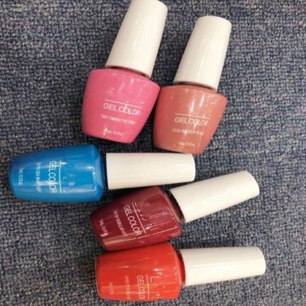 5 pcs 15 ml Gelcolor Soak Off UV Gel Vernis À Ongles 108 couleur nail shop adhésif durable amovible pothérapie Bobbi colle par beauty1026753142