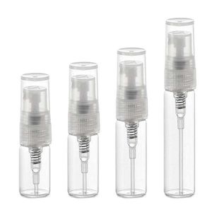 5 pièces 2 ml 3 ml 5 ml Mini Portable vaporisateur en verre bouteilles de parfum vides atomiseur rechargeable accessoires de voyage RZR0