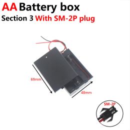 5pcs/2pcs Caja de almacenamiento de caja de batería de plástico DIY 1 2 3 4 CANTRAS DE BANCO DE AUA CONTENEDOR DE BATERÍA 1x 2x 3x 4x 6x 8x Cable de alambre