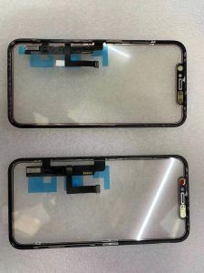 5pcs 3 en 1 Probado AAA Glass Glass Touch LCD Sensor digitalizador con marco + pegamento OCA para la reparación de la cubierta de la pantalla del iPhone XR 11