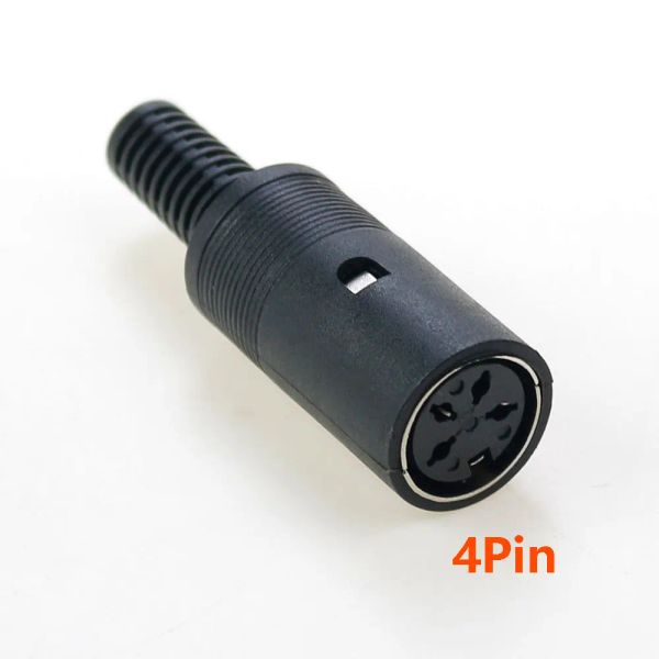 5PCS 3P 4P 5P 6P 7P 8P / CORE MIDI FEME PLIGNE DIN CONNECTEUR CONNECTEUR DE CABLESS POUR MONTRE 3/4/5/6/7/8 PIN GRAND CLAVE