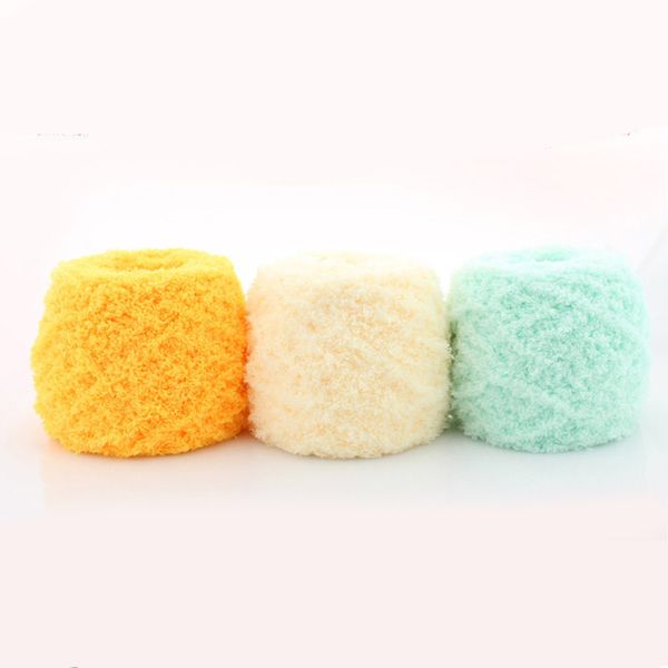 5pcs 500g super doux lisse épais acrylique double tricotage en laine de laine colorée