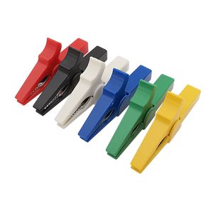 5 -stcs 55 mm alligator clips batterij testclip testsonde voor bananenplug 4 mm multimeter pen kabelprobes krokodil klem