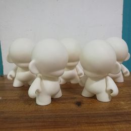 5 -stcs actie speelgoed figuren 4 inch kidrobot munny blanco witte diy vinyl pvc kid figuur niet -geverfde wereldpop speelgoed2r 10cm h h