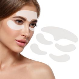 5 parches antiarrugas para ojos y frente, silicona reutilizable, ojos pegajosos, tiras eliminadoras de arrugas faciales, juego de almohadillas antienvejecimiento para levantamiento facial