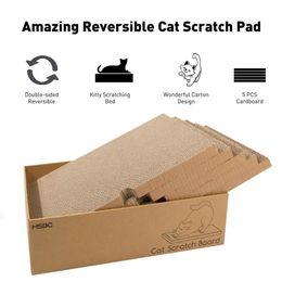 5 stks/doos Kat Krabplank Mat Schraper Klauw Poot Speelgoed Voor Kat Scratcher Apparatuur Kitten Product Abreaction Meubels Protecto 240103