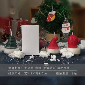 5 -stk kaarsen Kerstmis Tealight kaarsen Kerstmis Decoratie Luxe aromatische en decoratieve geurkaarsen Hoedhandschoenen Hoeden Kandelaar