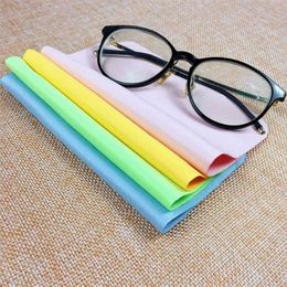 5 stks Schoonmaakproducten Zachte Zeem Brillenreiniger Brillen Microfiber Schone Doek Lens Telefoon Scherm Reinigingsdoekjes Gereedschap