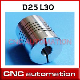 5pcs CNC Motor Ball Vis couplages flexibles Coupleur d'arbre 5 6 6,35 8 10 12,7 1/2 ", 1/4" pouce .25 D25 L30