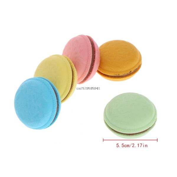 5 Pcs Coloré Macaron Forme Gomme École/Bureau Papeterie Fournitures Cadeau Décor Nouveau