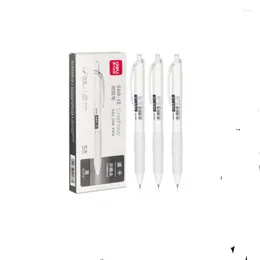 DELI S60JZ – stylos à Gel à encre noire, 0.5mm, 5 pièces, fournitures de papeterie scolaires pour étudiants