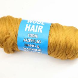 5pcs désir de fil de cheveux Coiffes de laine brésilienne Bas