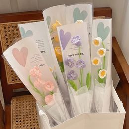 Papier d'emballage de fleurs, 5 pièces, fournitures d'emballage, sac cadeau pour fleurs, décor de mariage, accessoires de noël et d'anniversaire, 240228