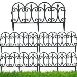 5 pièces bordure de jardin chemin bordure clôture paysage extérieur bordure bordure clôture en plastique Patio pelouse parterre de fleurs clôture barrière 240309