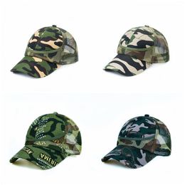 5pcs enfants casquette de baseball camouflage 1-9Y 7 couleurs garçons filles chapeau de balle en maille chapeaux de soleil réglage visière casquettes enfants boutique accessoires