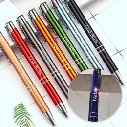 5 % Laser gegraveerd Ballpoint Persoonlijkheid Geschenkpen Geschenk aangepast GRATIS MET UW TEKST School Office Supplies 220613