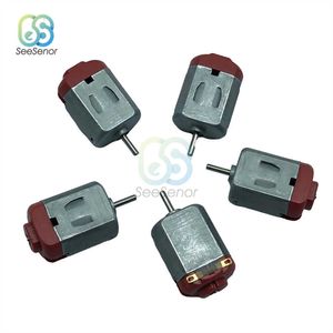 5 unids/lote 130 pequeño Motor DC 3V-6V 0,3-0.4A 16500RPM Mini Micro para juguetes DIY pasatiempos coche inteligente