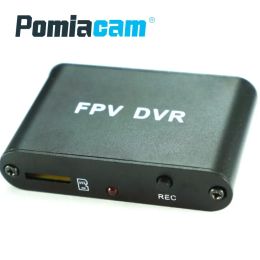 5pcs / lot 1ch hd mini fpv dvr 1280x720 30f / s 1 canal sd dvr fonctionne avec la carte de caméra analogique CCTV