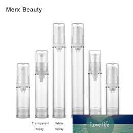 5 pcs/lot 5 ml/10 ml/15 ml pompe sans air bouteille en plastique rechargeable sous vide contenant de toilette pour voyage bouteilles de Lotion vides