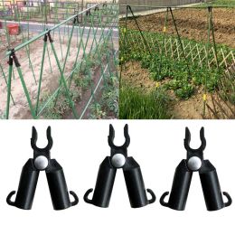 5 piezas/lote Angle de jardinería de ángulo ajustable Accesorios de soporte de plástico Conector de plantas de vides de escalada