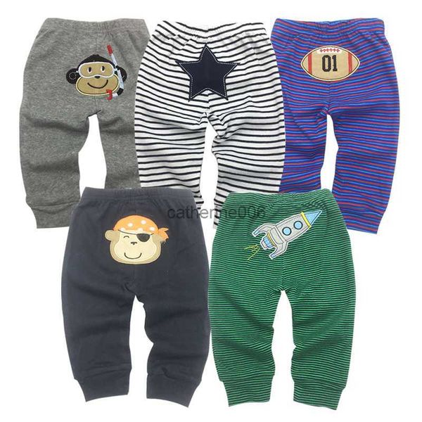 5 pcs/lot bébé PP pantalon modèle de mode bébé pantalon dessin animé Animal impression bébé pantalon enfant porter bébé pantalon 0-24 M L230625