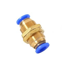 Freeshipping 5 stks/partij Schot Connector Cap Montage Een Push-To-Connect Fitting Schot Union Schroefdraad 6/8/10/12mm Sahte