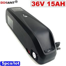 5pcs / lot batterie de lithium de vélo électrique 36V 15AH avec interrupteur d'alimentation pour Bafang 500W moteur E-vélo batterie 10S 36V livraison gratuite