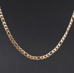 Lote de 5 piezas en oro a granel Fashion Fangaro NK Chain Link Collar Joyería delgada para mujeres regalos 2910675