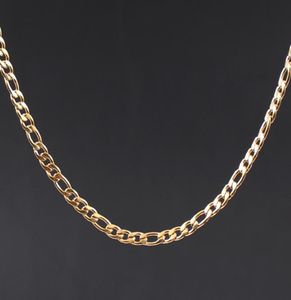 5 -stc veel in bulk goud roestvrij staal mode figaro nk ketting link ketting dunne sieraden voor vrouwen mannen geschenken 9409388