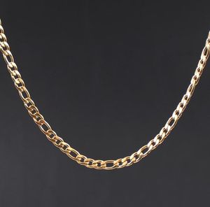 Lote de 5 piezas en oro a granel Fashion Fangaro NK Chain Link Collar Joyería delgada para mujeres regalos 2910675