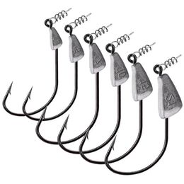 5 pièces lot tête de gabarit de plomb hameçon 3 5g - 21g hameçons de pêche pour appâts de pêche souples hameçons en acier au carbone fishhook259e