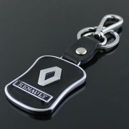 5 pçs lote novo logotipo do carro renault chaveiro de metal 3d promocional trinket acessórios do carro keyrings320j