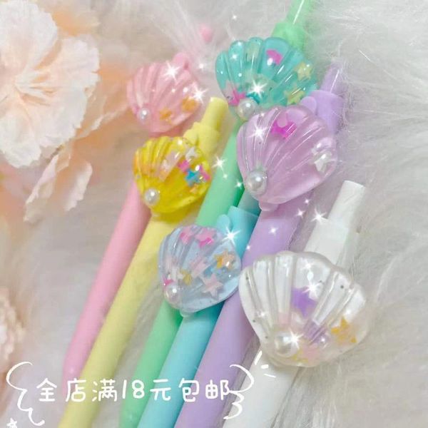 5 pcs/lot stylos mignon coquille stylo fournitures d'art coréen papeterie école papeterie Kawaii