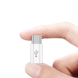 Adaptateur Micro USB 5pcs / lot Micro USB To Type C Connecteurs de chargeur de convertisseur pour Samsung Galaxy S8 S9 Xiaomi Typec vers USB-C Câble