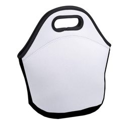 Boîtes à déjeuner par Sublimation, 5 pièces, bricolage blanc simple et Double face, sac de rangement des aliments de grande capacité pour la cuisine