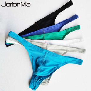 5 stks Mannen Sexy Ondergoed Transparante Persoonlijke Slips Bikini G-String Thong Jocks Tanga Underpants Man Shorts Exotic T-Back HT026 210924